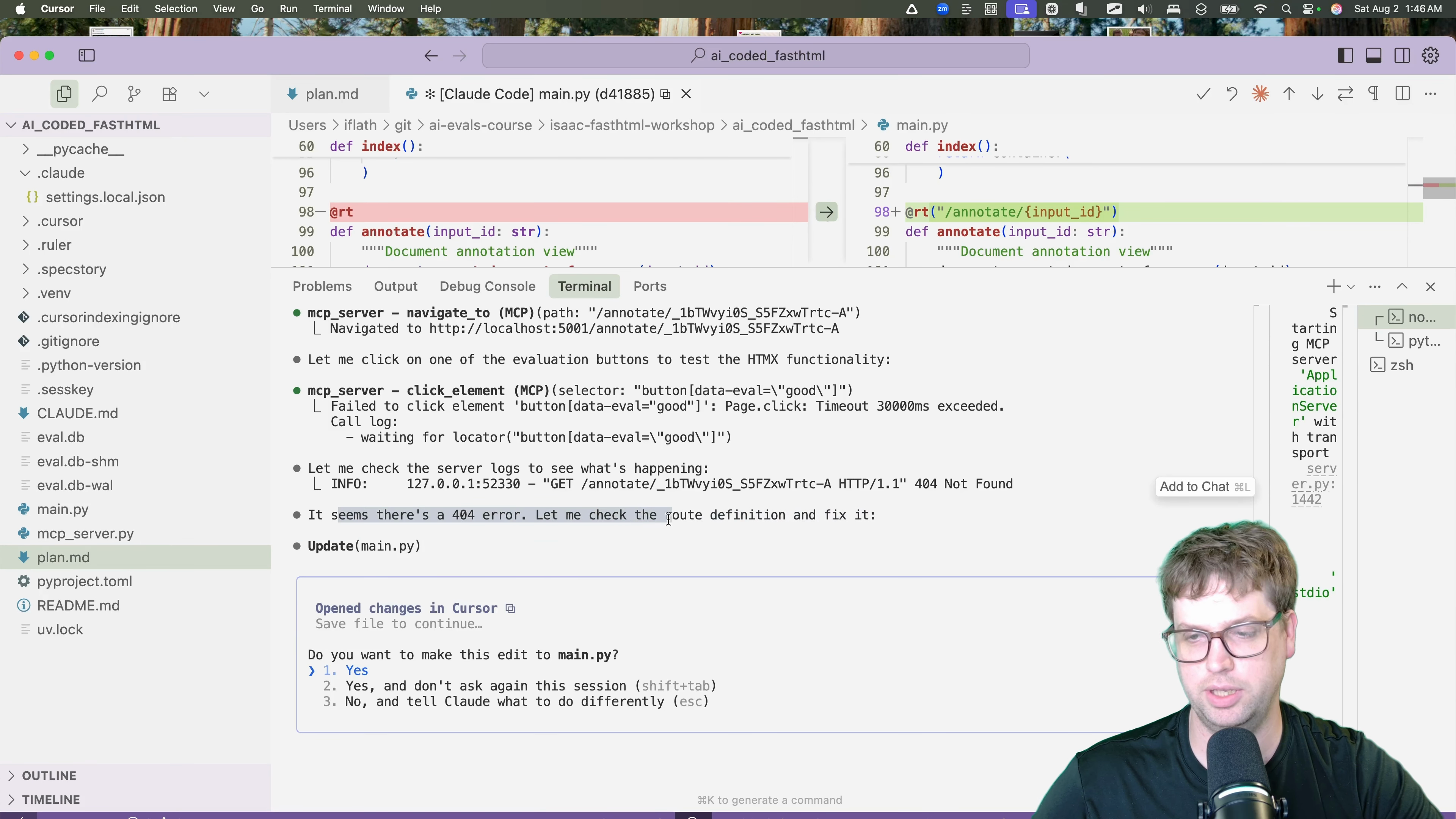 MCP 404 Error Detection